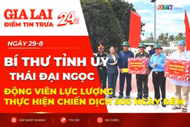 Điểm tin trưa: Bí thư Tỉnh ủy Thái Đại Ngọc động viên lực lượng thực hiện Chiến dịch 500 ngày đêm