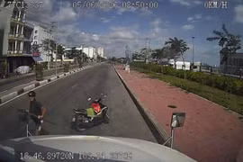 Xác minh vụ người nước ngoài chặn xe, tấn công tài xế ở Quy Nhơn.
