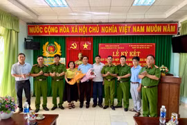 Phối hợp xóa mù chữ cho học viên tại cơ sở cai nghiện ma túy số 2 tỉnh Gia Lai.