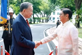 Lễ đón Tổng Bí thư, Chủ tịch nước Tô Lâm thăm cấp Nhà nước Philippines