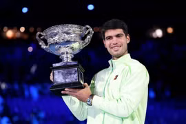 Alcaraz lần đầu tiên vô địch Australian Open. (Nguồn: Getty Images)