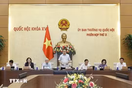 Khai mạc Phiên họp thứ 3 của Ủy ban Thường vụ Quốc hội