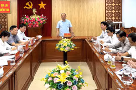 Phó Bí thư Thường trực Tỉnh ủy Rah Lan Chung làm việc với UBKT Tỉnh ủy