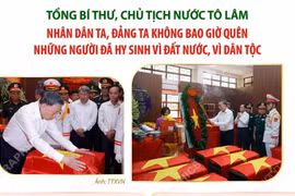 Tổng Bí thư, Chủ tịch nước Tô Lâm: Tìm kiếm hài cốt liệt sỹ là trách nhiệm thiêng liêng