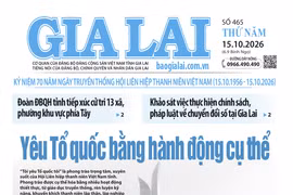 Báo Gia Lai số thứ năm ngày 15-10-2026