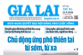 Báo Gia Lai số thứ ba ngày 22-9-2026