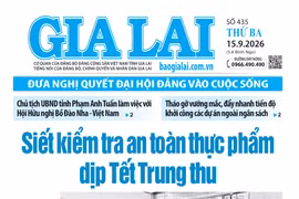 Báo Gia Lai số thứ ba ngày 15-9-2026