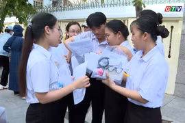 Thí sinh "nhẹ nhõm" với môn Toán 