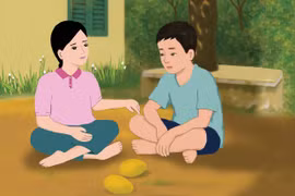 Vườn xưa mùa trái rụng