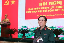 Giao nhiệm vụ cho lực lượng tham gia khắc phục hậu quả động đất tại Myanmar