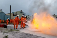 Huấn luyện phòng cháy, chữa cháy cho gần 170 học viên Truyền tải điện Gia Lai
