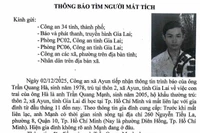 Tìm kiếm nam sinh viên Gia Lai mất tích gần 1 tháng 