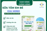 Đình chỉ lưu hành sữa tắm em bé Gia Minh