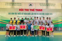Các VĐV Gia Lai đã giành giải nhì toàn đoàn 