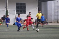 8 đội bóng tranh tài tại Giải Bóng đá U9 tranh Cúp Sao Việt.