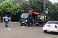 Pleiku: 1 phụ nữ tử vong vì va chạm với xe tải