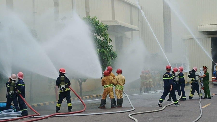 Quang cảnh buổi diễn tập. Ảnh: N.L z6956153493139-5480082e3b6d76646b0c49c15a1c6f4d.jpg