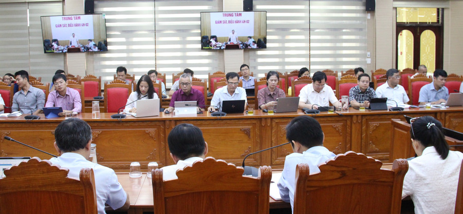 Hội nghị được kết nối trực tuyến đến 135 xã, phường trên địa bàn tỉnh Gia Lai. Ảnh: Trọng Lợi 2-hoi-nghi.jpg