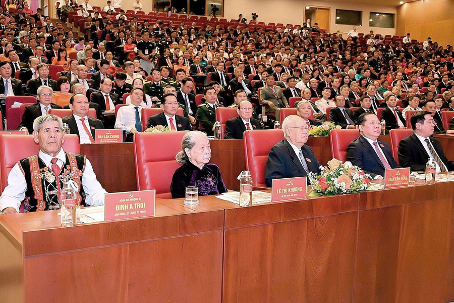 Các đại biểu dự Đại hội. Ảnh: Hồng Phúc dai-bieu-du-dai-hoi-dang-bo-tinh.jpg