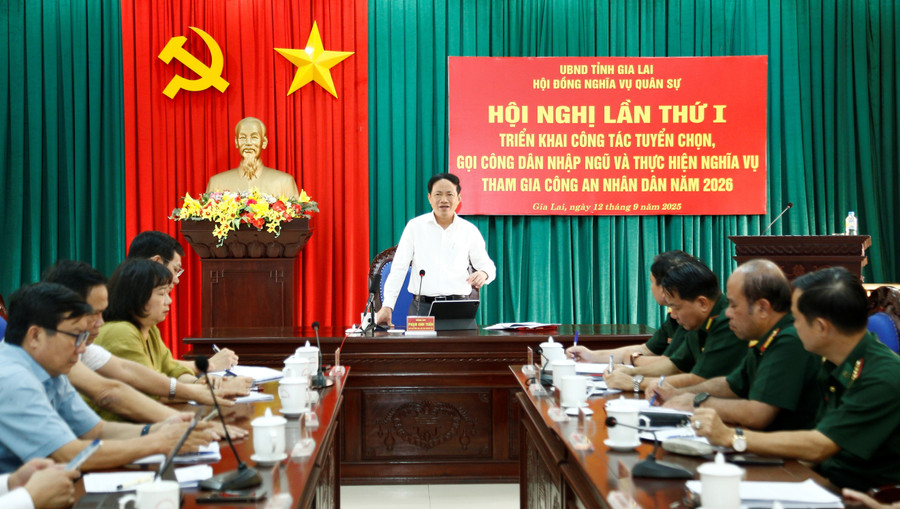 Quang cảnh hội nghị. Ảnh: H.P cong-tac-tuyen-quan.jpg