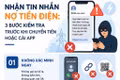 Nhận tin nhắn nợ tiền điện: 3 bước kiểm tra trước khi chuyển tiền hoặc cài app