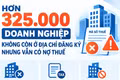 Hơn 325.000 doanh nghiệp không còn ở địa chỉ đăng ký nhưng vẫn nợ thuế