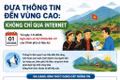 Đưa thông tin đến vùng cao: Không chỉ qua Internet