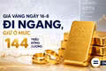 Giá vàng ngày 16-8 đi ngang, giữ ở mức 144 triệu đồng/lượng
