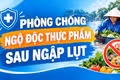 ngộ độc thực phẩm,ngập lụt,an toàn thực phẩm,xử lý nước,vệ sinh