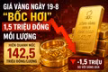 Giá vàng ngày 19-8 “bốc hơi” 1,5 triệu đồng mỗi lượng
