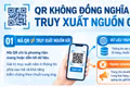 QR không đồng nghĩa truy xuất nguồn gốc