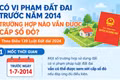 Có vi phạm đất đai trước năm 2014: Trường hợp nào vẫn được cấp sổ đỏ?
