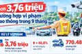 Hơn 3,76 triệu trường hợp vi phạm giao thông trong 9 tháng