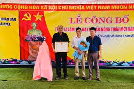 Thôn Ia Lâm Tôk đạt chuẩn nông thôn mới