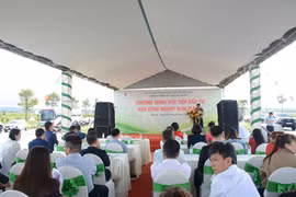 Quang cảnh Chương trình xúc tiến đầu tư. Ảnh: V.V