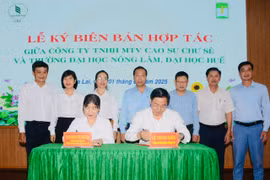 Công ty Cao su Chư Sê và Đại học Nông lâm Huế ký kết hợp tác phát triển nông nghiệp công nghệ cao