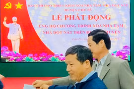 Chư Sê phát động ủng hộ Chương trình xóa nhà tạm, nhà dột nát