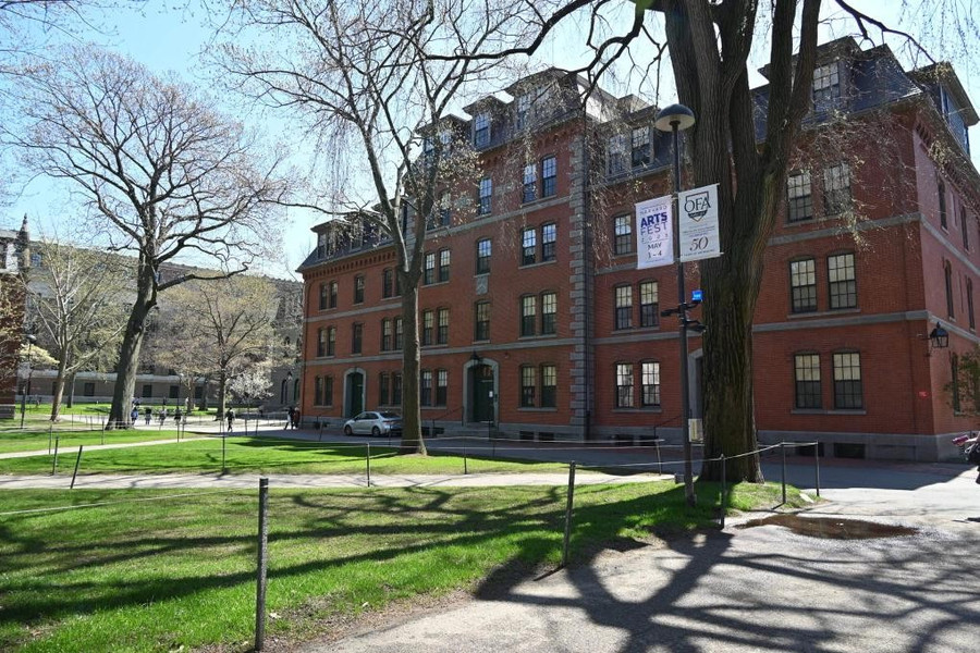 Khuôn viên Đại học Harvard, thành phố Cambridge, bang Massachusetts ngày 22/4. Ảnh: AFP afp-20250422-aa-22042025-21897-3940-1695-1746488183.jpg