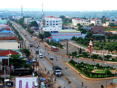 A corner of Chu Se town (Chu Se district). A corner of Chu Se town (Chu Se district).