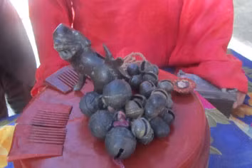 Bộ lục lạc trong bộ báu vật.