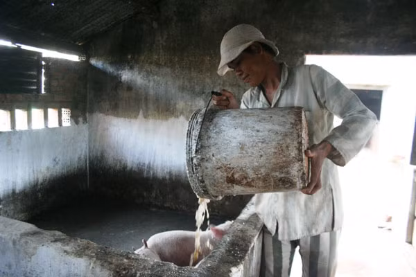 Rah Lan Dăm chăm chỉ cải tạo chờ ngày ra trại về với gia đình. Ảnh: L.V.N