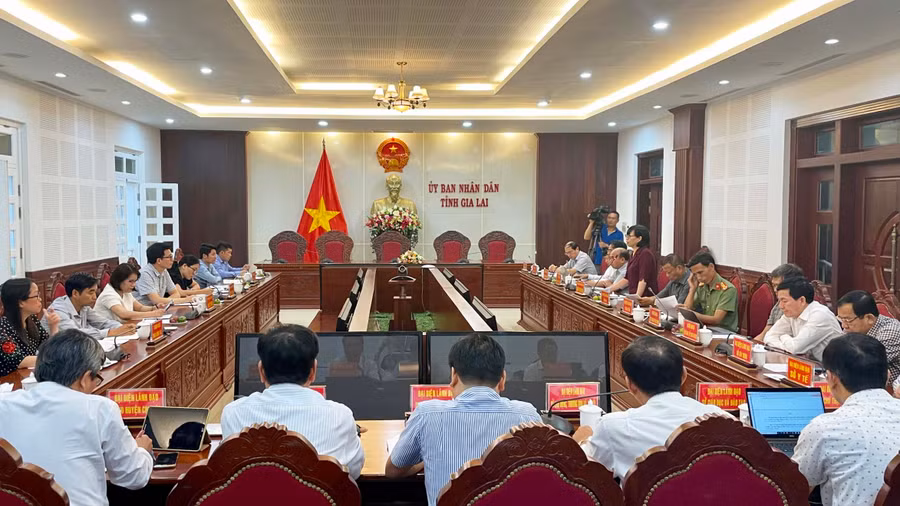 Quang cảnh buổi làm việc. Ảnh: Lam Nguyên