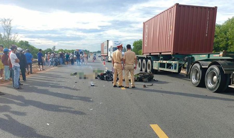 Hiện trường vụ tai nạn. Ảnh: Facebook Hiện trường vụ tai nạn. Ảnh: Facebook