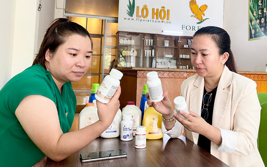  Công ty TNHH Thương mại Lô Hội-Chi nhánh Gia Lai là 1 trong 12 doanh nghiệp bán hàng đa cấp đã thực hiện đăng ký hoạt động. Ảnh: Vũ Thảo