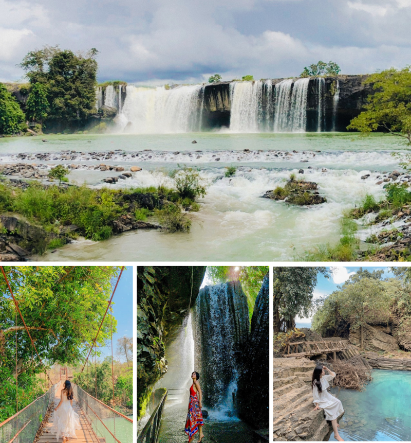 Cụm Thác Dray Nur – Gia Long là địa điểm thu hút rất nhiều du khách đến khám phá.