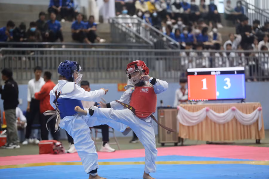 Đại hội Thể dục thể thao toàn tỉnh lần thứ IX-2022 đã khởi tranh từ tháng 8. Ảnh: Lê Văn Ngọc