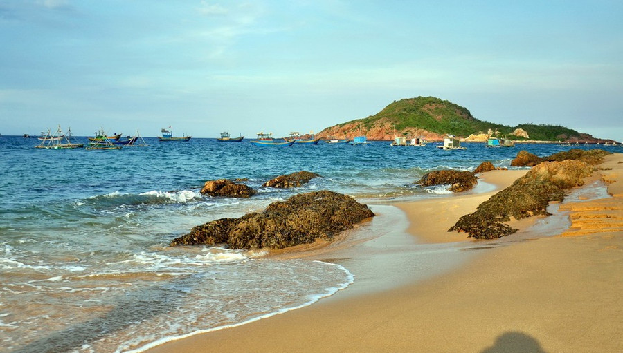 Bãi biển Quy Nhơn (tỉnh Bình Định). Ảnh: Báo Lao động Bãi biển Quy Nhơn (tỉnh Bình Định). Ảnh: Báo Lao động