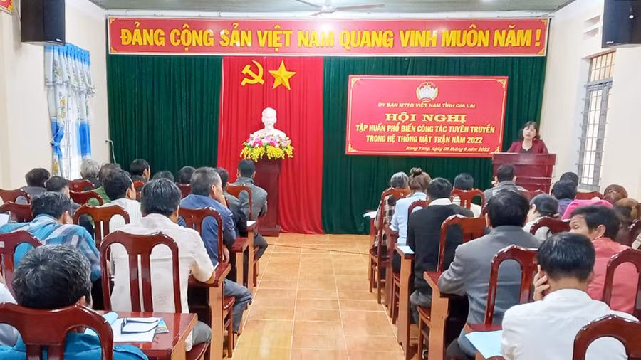  Quang cảnh hội nghị tập huấn. Ảnh: Nguyễn Kim