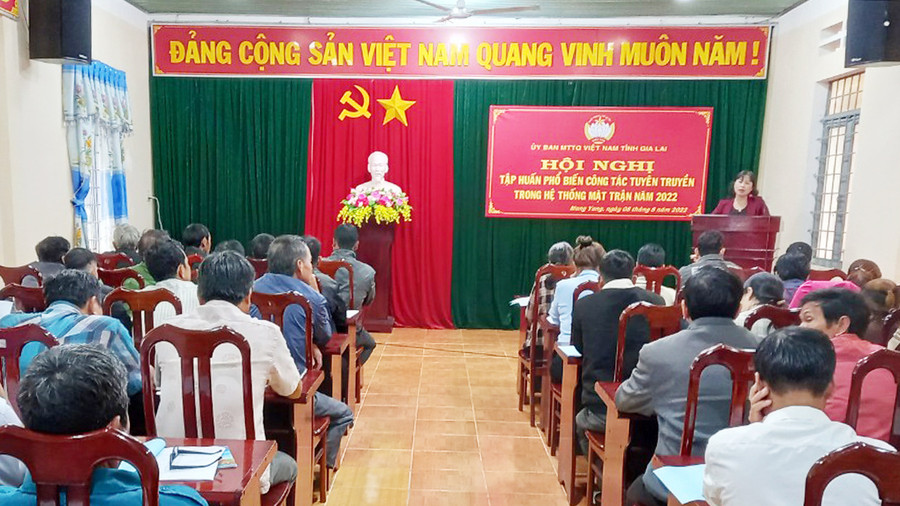  Quang cảnh hội nghị tập huấn. Ảnh: Nguyễn Kim