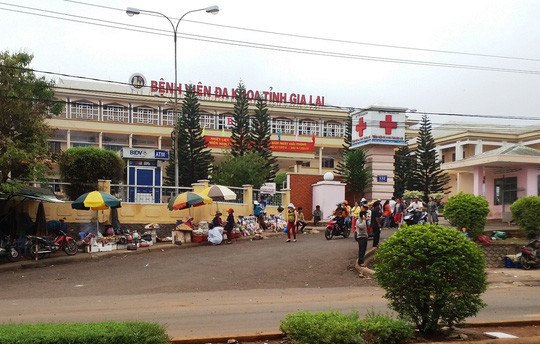 Bệnh viện đa khoa tỉnh Gia Lai. Ảnh nguồn internet 